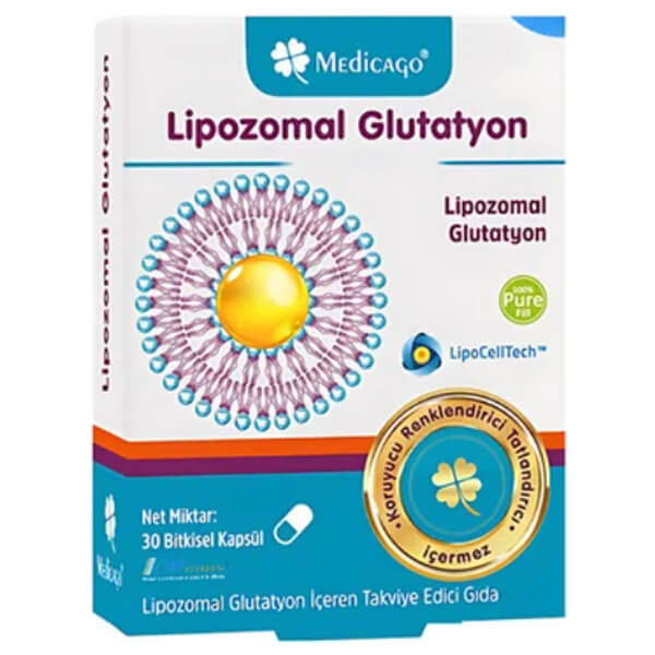 Medicago Liposomal Glutathione Dietary Supplement 30 Capsules