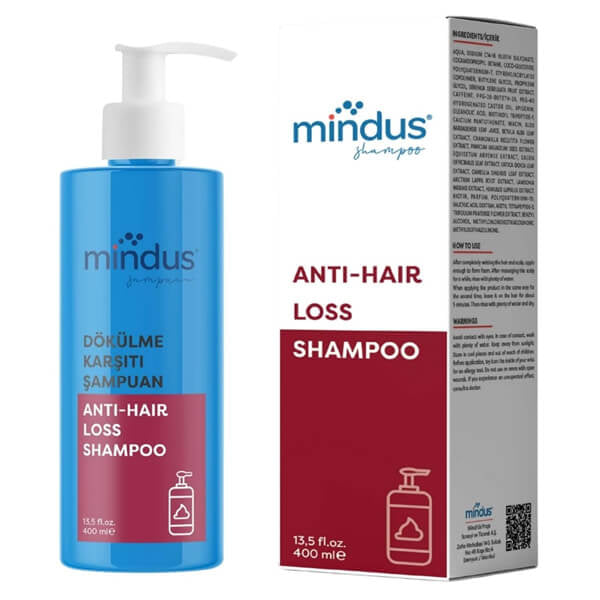 Mindus Anti-Hair Loss Shampoo for Stronger Hair 400 ml