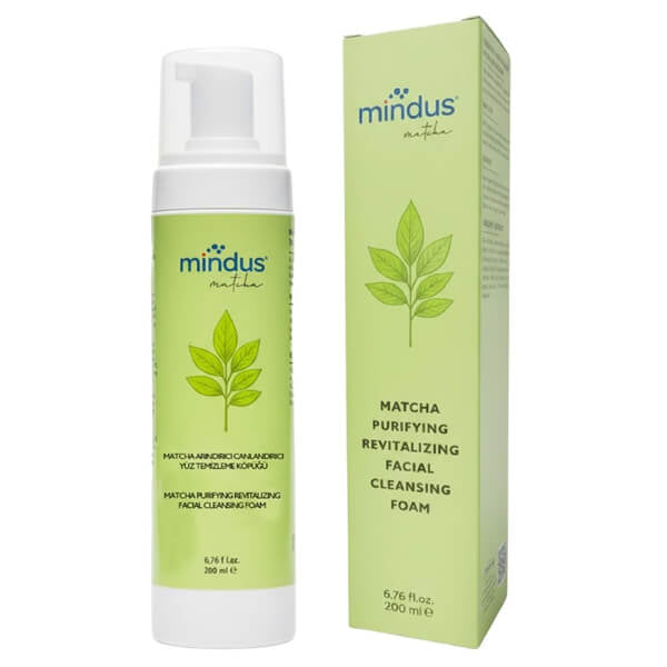 Mindus Matcha Cleansing Foam for Fresh Skin 200 ml