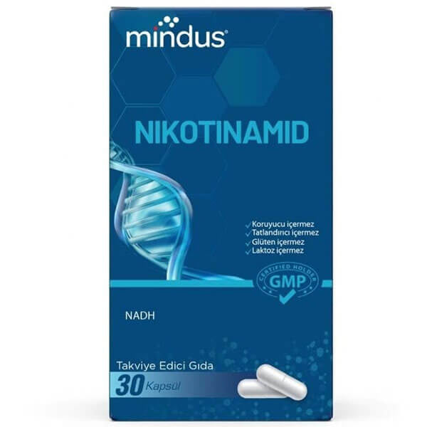 Mindus Nicotinamide Riboside Daily Supplement 30 Capsules