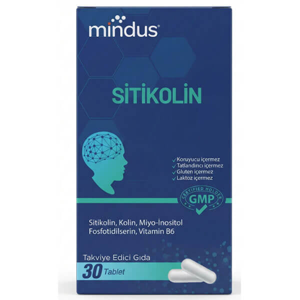 Mindus Citicoline Cognitive Support Supplement 30 Tablets