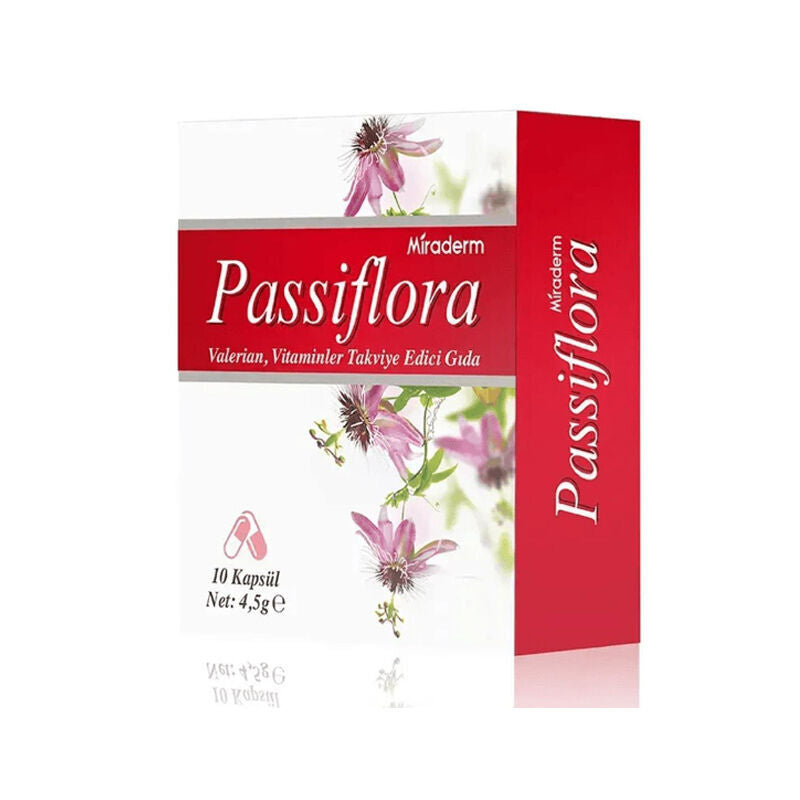 Miraderm Passiflora with Valerian 10 Capsules