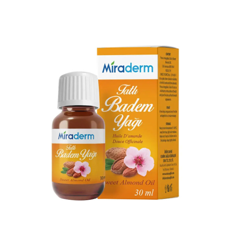 Miraderm Sweet Almond Oil for Soft & Balanced Skin 30 ml