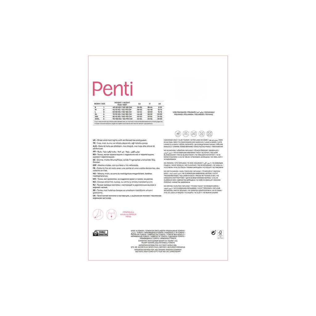 Penti Super Sheer Tights in Black 3-Pack
