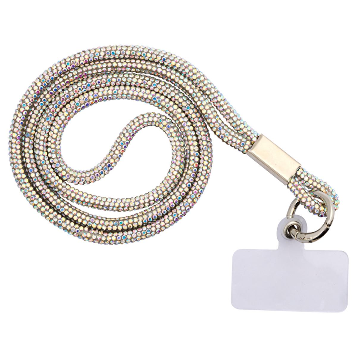 Eklips Crystal Phone Holder - Long Design, Luxurious Crystal Material, Fashionable Phone Accessory