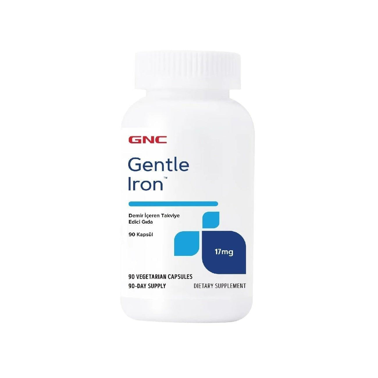 GNC Gentle Iron Dietary Supplement 90 Capsules