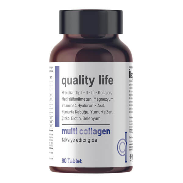 Multi Collagen 5-Type Collagen Complex with MSM & Zinc 90 Tablets