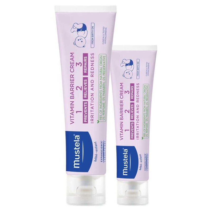 Mustela Diaper Area Care Set with Zinc Oxide 100ml + 50ml
