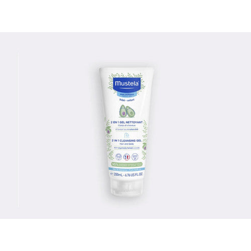 Mustela Organic Avocado 2 in 1 Cleansing Gel