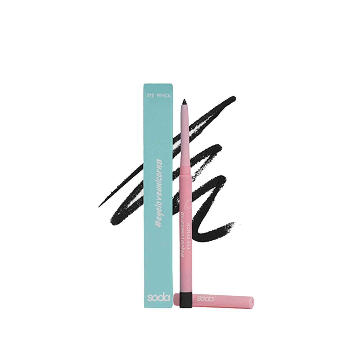 Soda Eye Pencil 001 - Precise Eye Makeup Enhancer for Beauty Enthusiasts