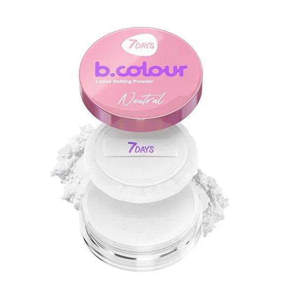 7Days Matte Setting Powder for Smooth, Oil-Controlled Skin - Microelement Rich Face Powder