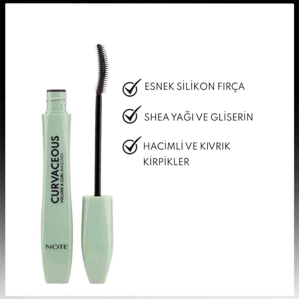 Note Curvaceous Volumizing & Curling Mascara Black 10ml