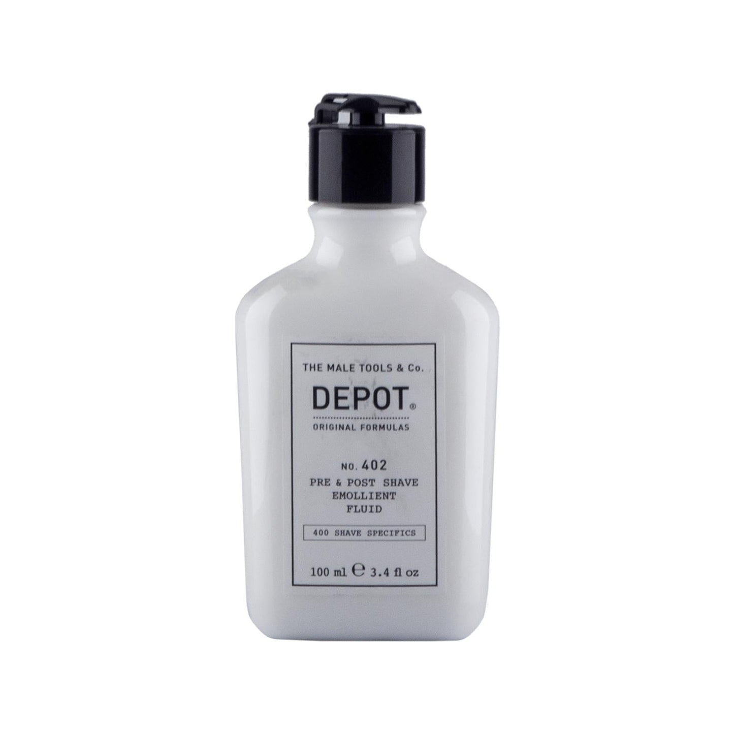 Depot No. 402 Pre&Post Shave Emolliant Fluid - 100ml Pre-Shave and Post-Shave Moisturizer for Men