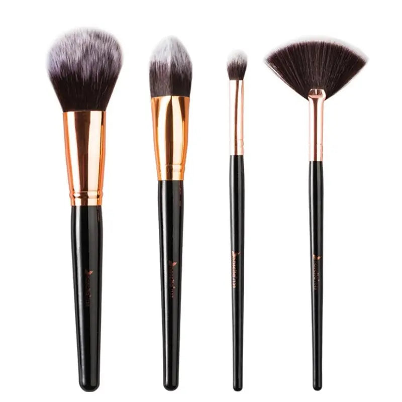 Nascita Professional Makeup Brush Set with Pouch 4 Pieces
