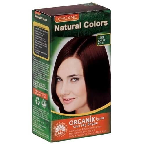 Natural Colors 5RF Wine Red Organic Hair Dye for Vibrant Color