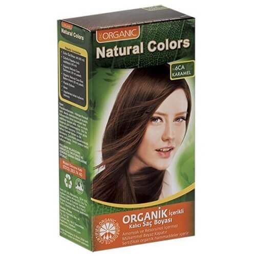 Natural Colors Organic Hair Dye 6CA Caramel 1 Pack