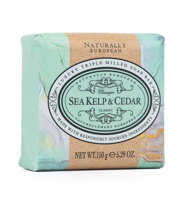 Naturally European Sea Kelp & Cedar Soap Bar 150g