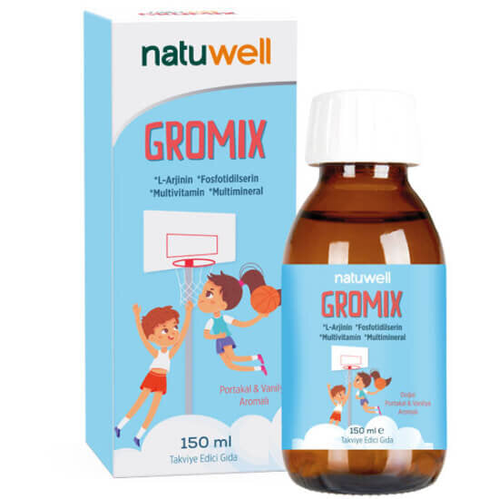 Natuwell Gromix Multivitamin Syrup for Kids & Adults 150 ml