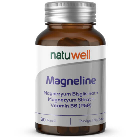 Natuwell Magneline Magnesium Complex with Vitamin B6 60 Capsules