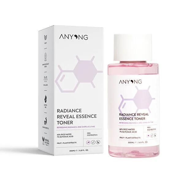 Anyong Tonik Radience Reveal Essence Facial Toner - Hydrating, Brightening, Anti-Aging Skincare with Rice Water & Glycolic Acid