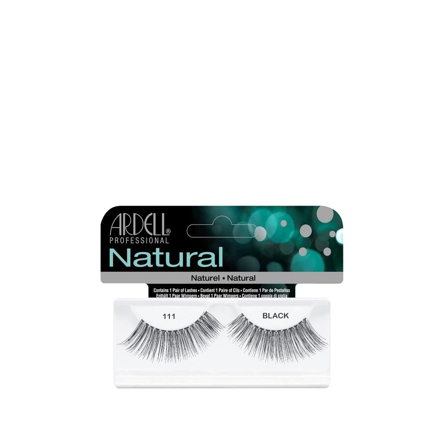 Ardell Glamour Black False Eyelashes No:111 - Enhance Your Lash Game with Dramatic, Glamorous Style