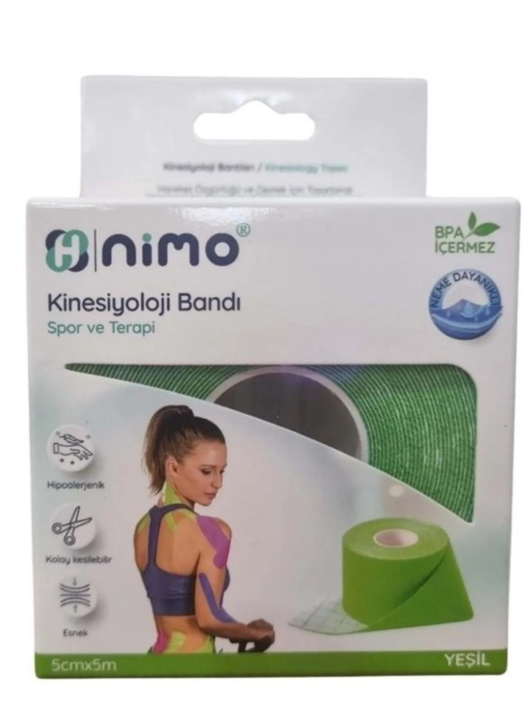 Nimo Kinesiology Tape Green Support Band 5cm x 5m