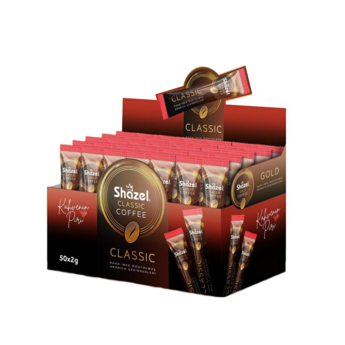 Shazel Instant Coffee 2g Sachets - 50 Count | Convenient Coffee Solution