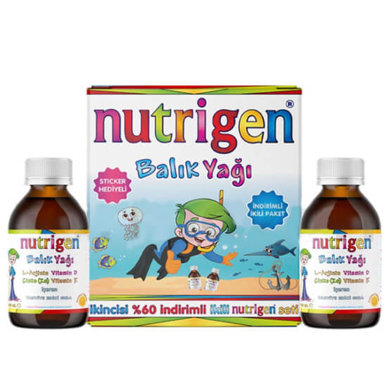 Nutrigen Kids Fish Oil Syrup Nutrient-Rich Formula 200 ml