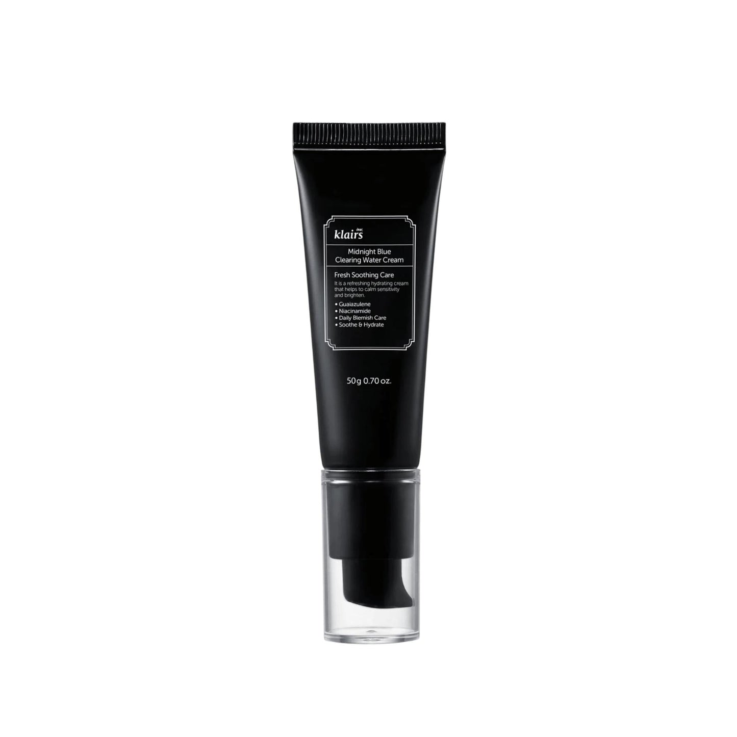 Dear Klairs Midnight Blue Clearing Water Cream Soothing Moisturizer 50g