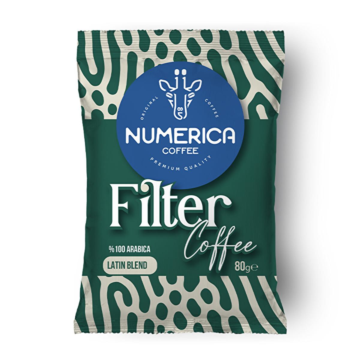 Numerica 100% Arabica Latin American Ground Coffee - Rich Flavor & Strong Brew