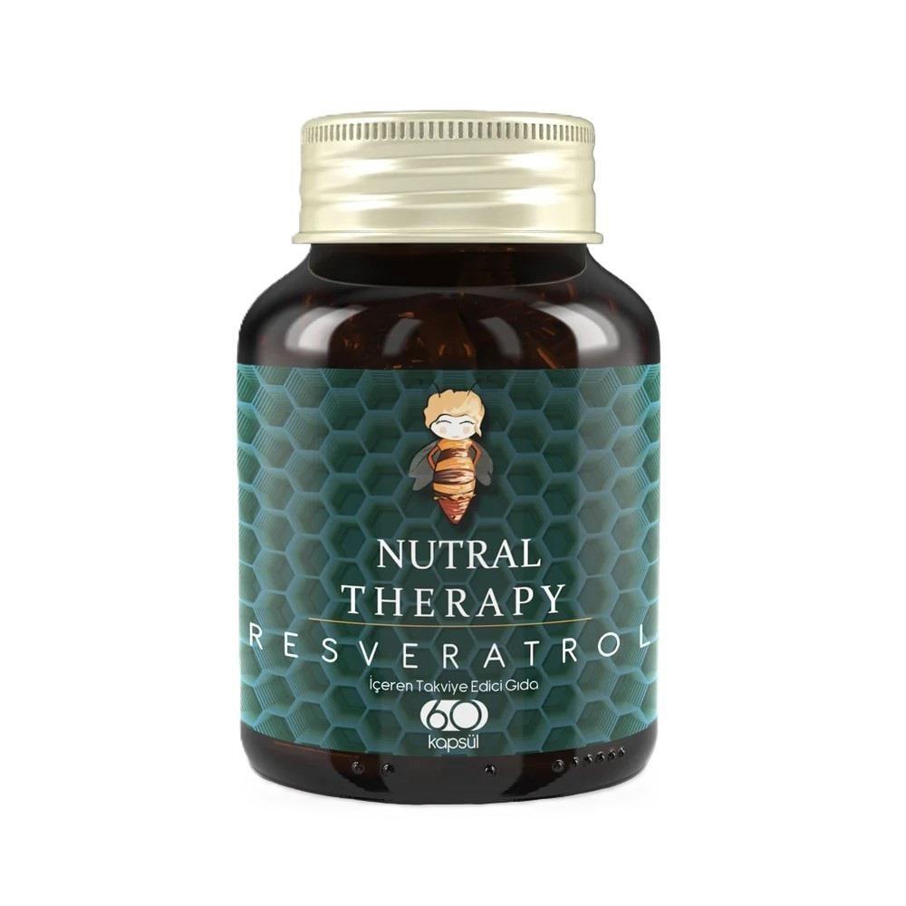 Nutral Therapy Resveratrol Antioxidant Supplement 60 Capsules