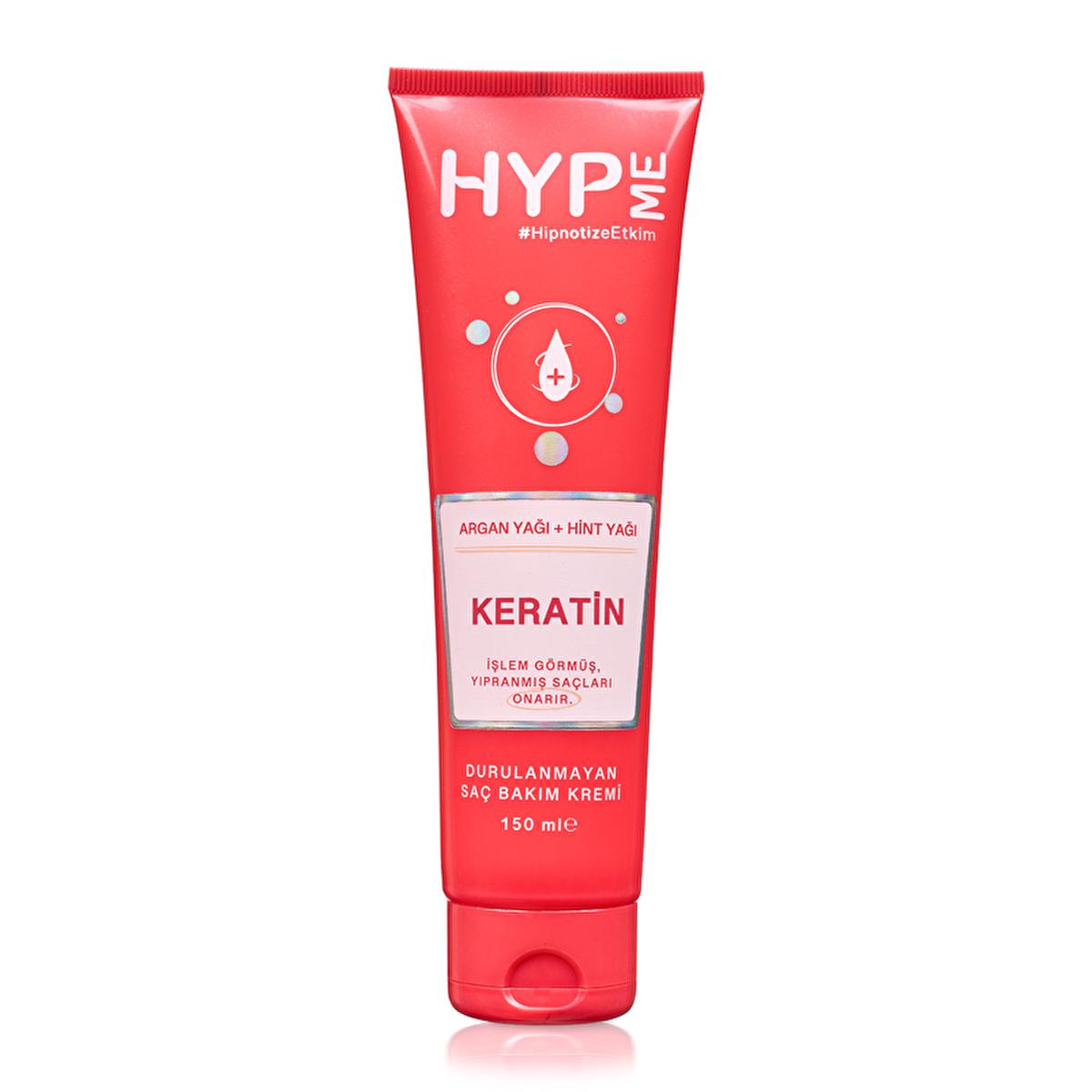 Hyp Me Leave-in Hair Care Cream 150ml - Nourishing Botanical Keratin Hair Repair Treatment