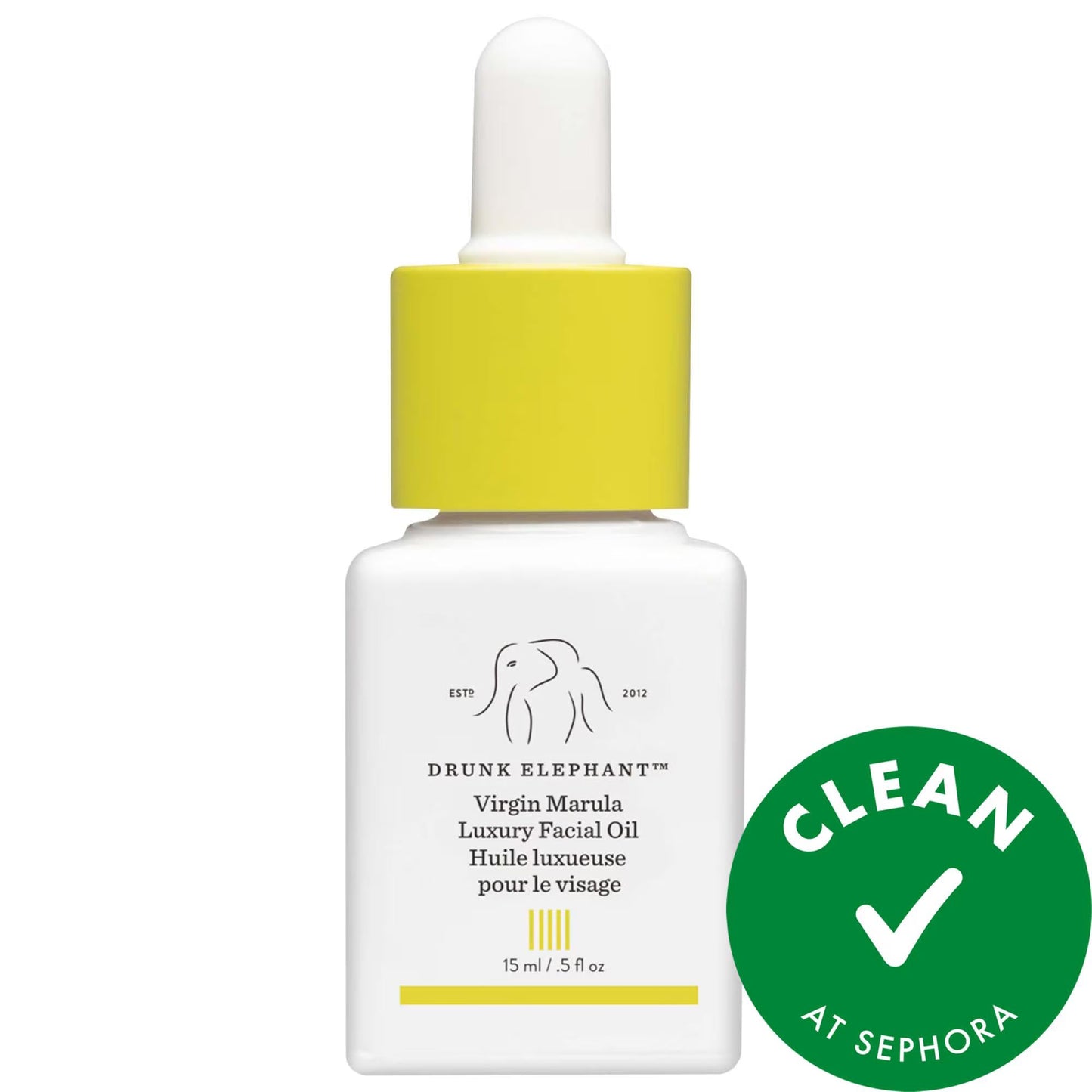 Drunk Elephant Mini Virgin Marula Face Oil: Antioxidant & Hydrating Facial Oil for Dry Skin, Fine Lines & Youthful Glow | Vegan & Cruelty-Free