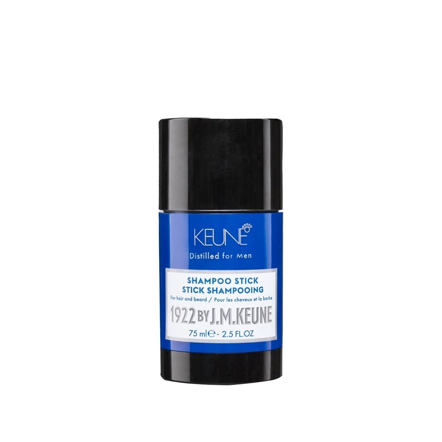 Keune Man 1922 Shampoo Stick for Men - 75ml, Travel-Friendly Men's Hair Care