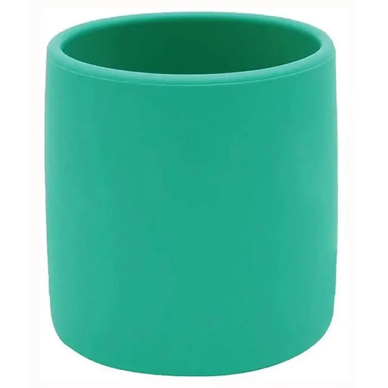 OiOi Mini Silicone Cup for Babies in Aqua Green 180ml