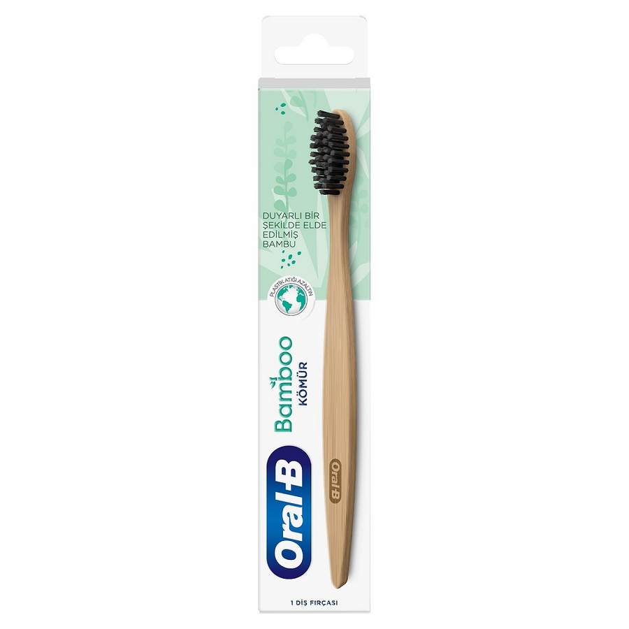 Oral-B Bamboo Charcoal Manual Toothbrush for Deep Clean