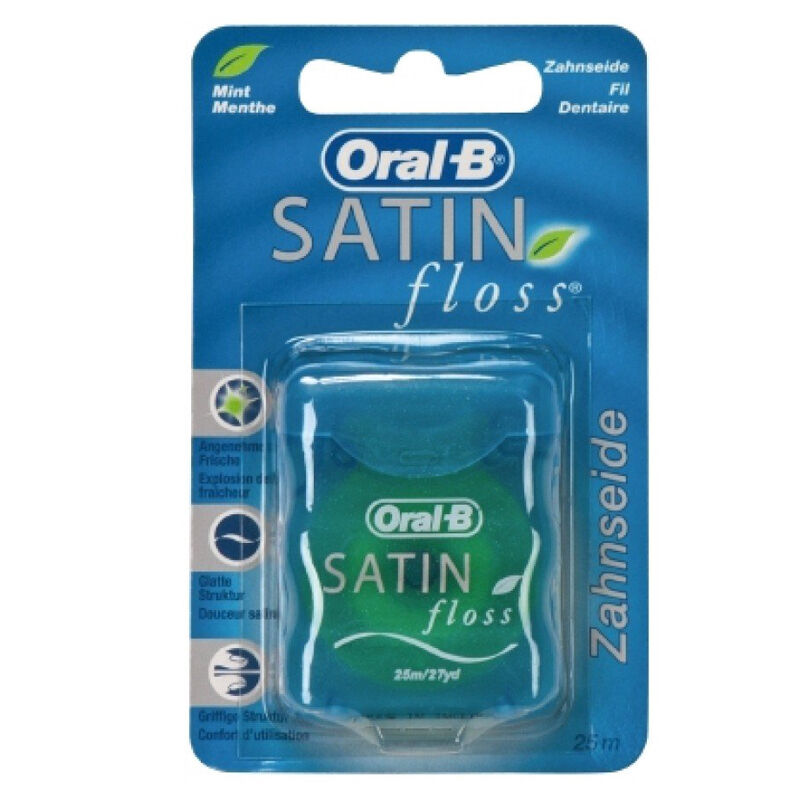Oral-B Satin Floss Clean Feeling Dental Floss 25m