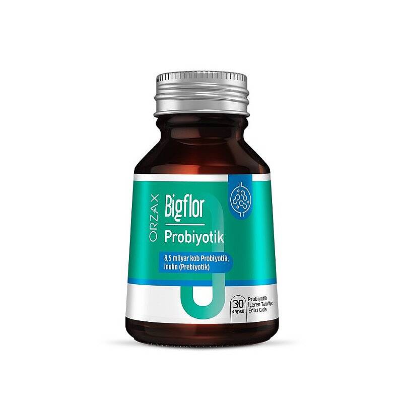 Orzax Bigflor Probiotic Support with Inulin 30 Capsules