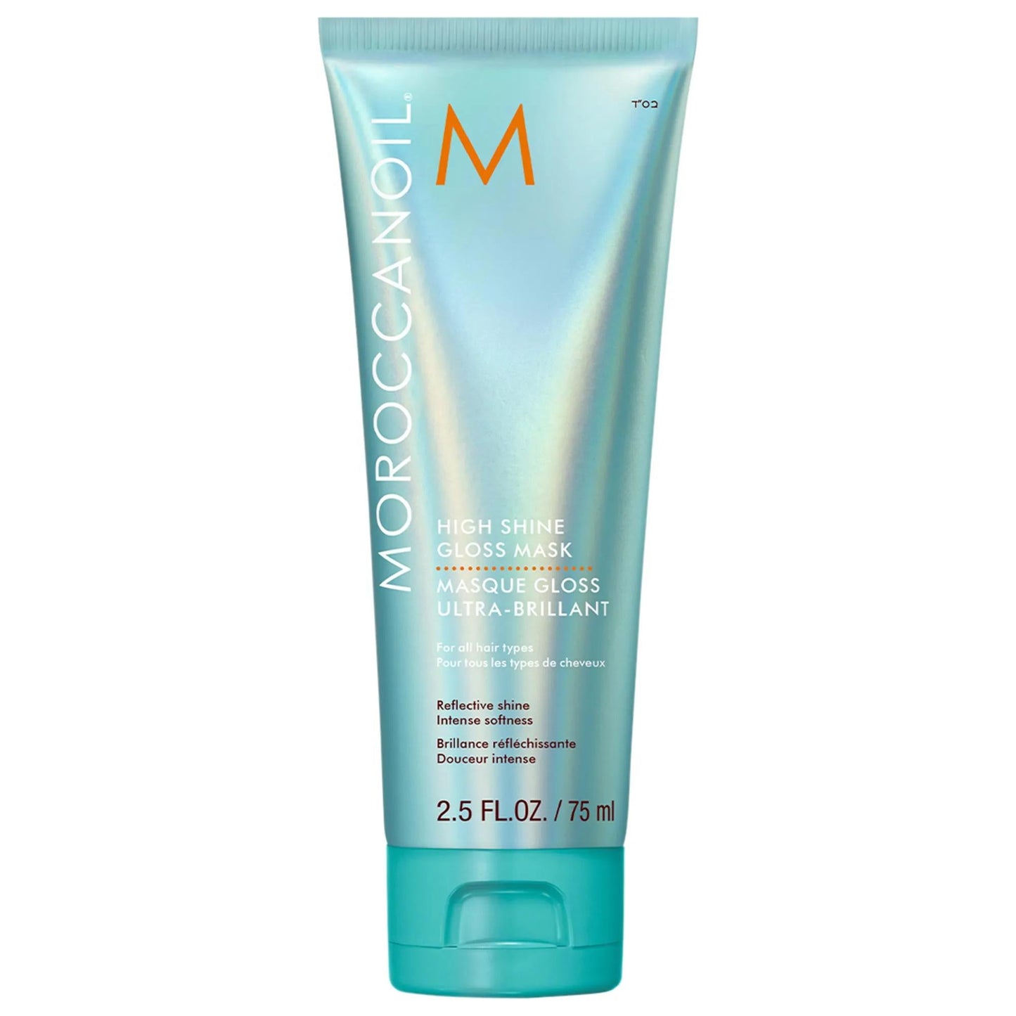 Moroccanoil Mini High Shine Gloss Mask: Radiant Shine & Color Protection Hair Treatment for Dry, Dull Hair - Sulfate & Cruelty-Free