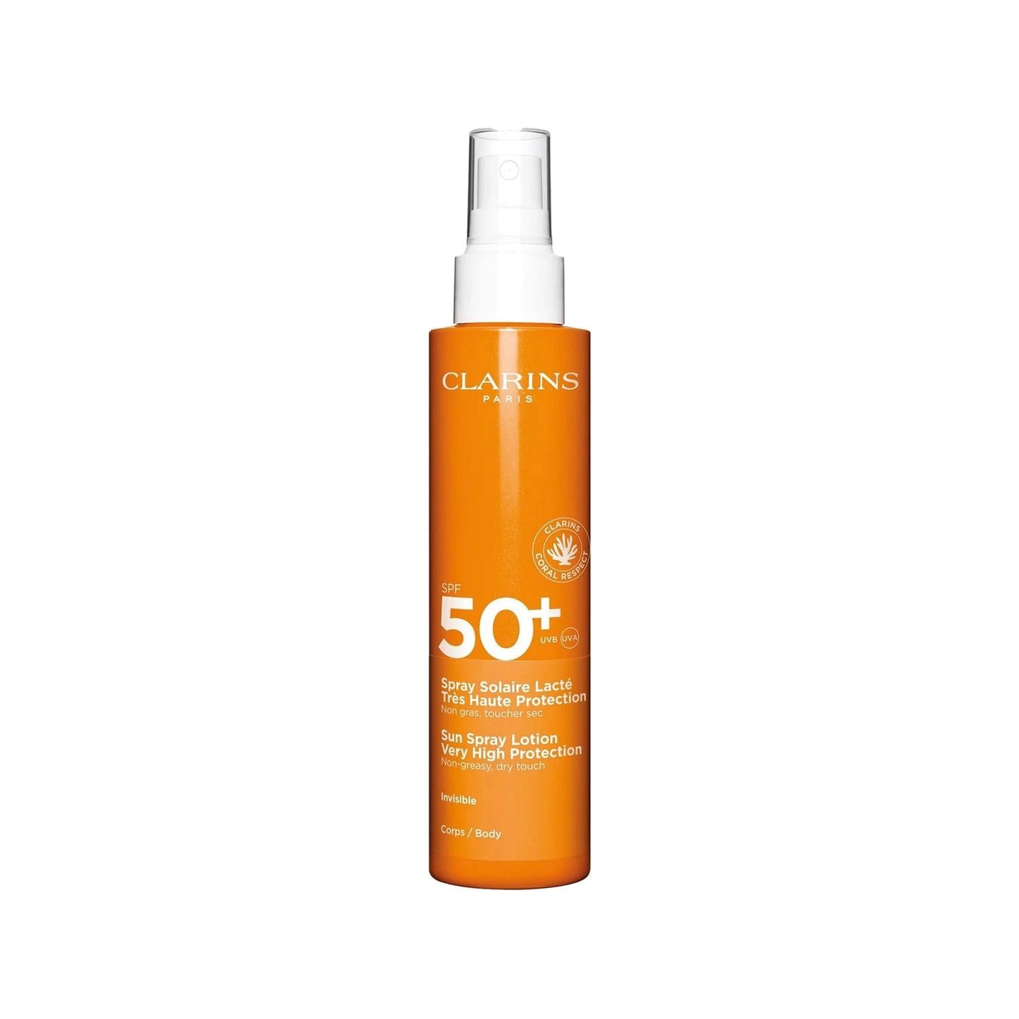 Clarins Sunscreen Spray Lotion SPF50+ - High Protection UV Protection Spray for Outdoor Enthusiasts