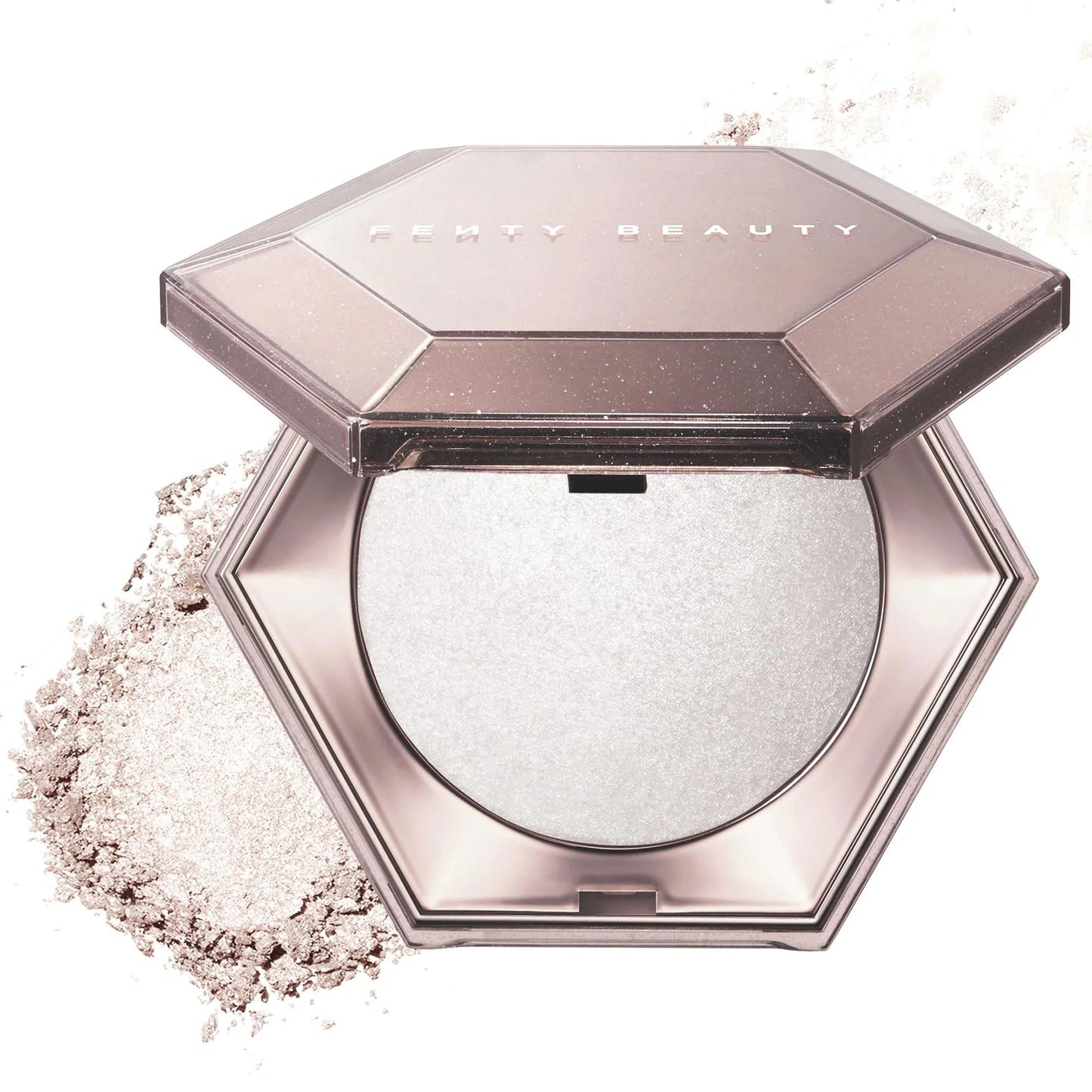 Diamond Bomb: Rihanna's Diamond Veil Highlighter - 3D Glitter, Intense Shimmer, Cruelty & Paraben-Free - Sparkle Face & Body Makeup