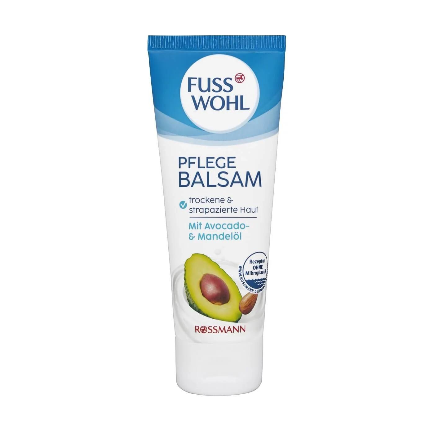 Fusswohl Foot Care Balm Moisturizing Cream for Dry Skin 75ml