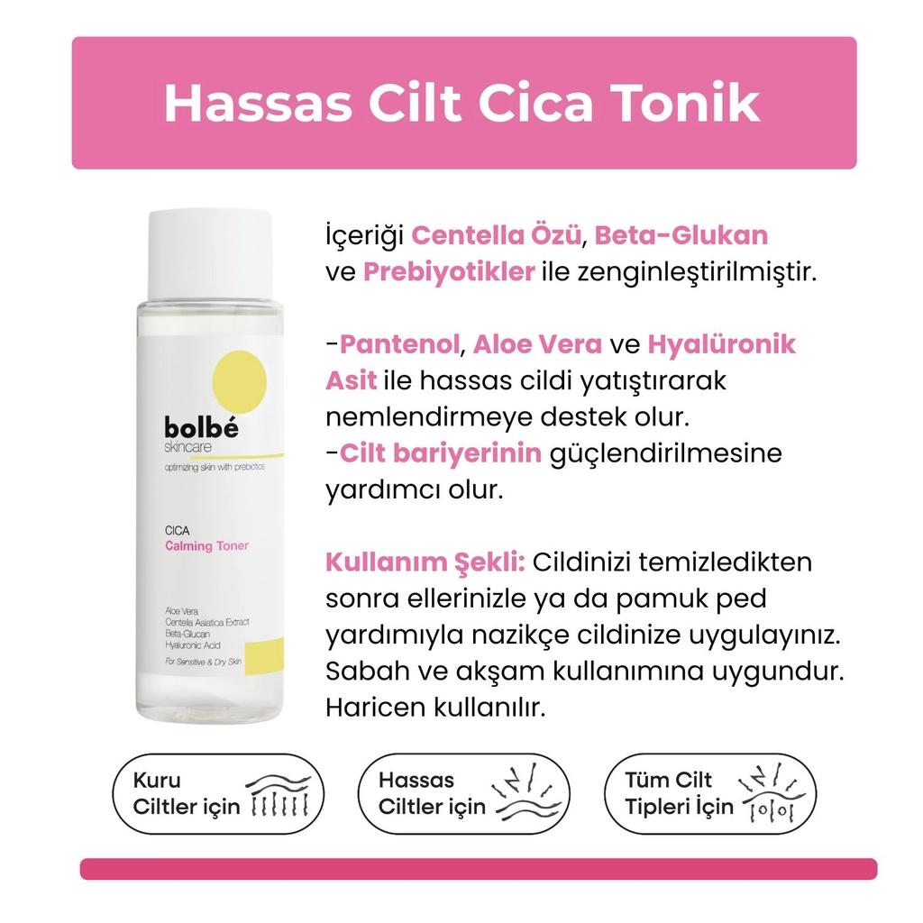 Bolbe Soothing & Barrier Support Toner for Sensitive Skin 200 ml