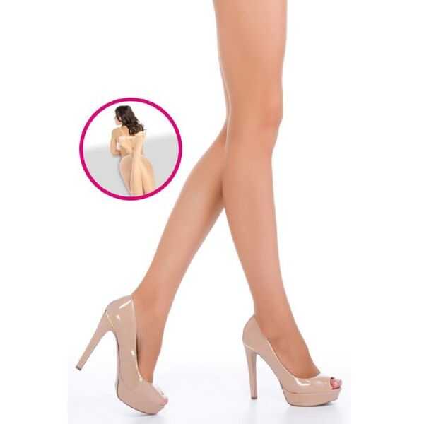 Penti Open Toe Sheer Tights Natural Skin Tone 1 Pair