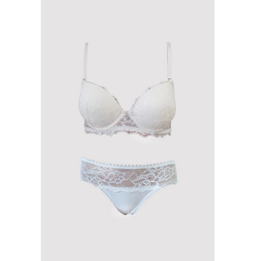 Pierre Cardin 4790 Padded Bra Set in Ecru