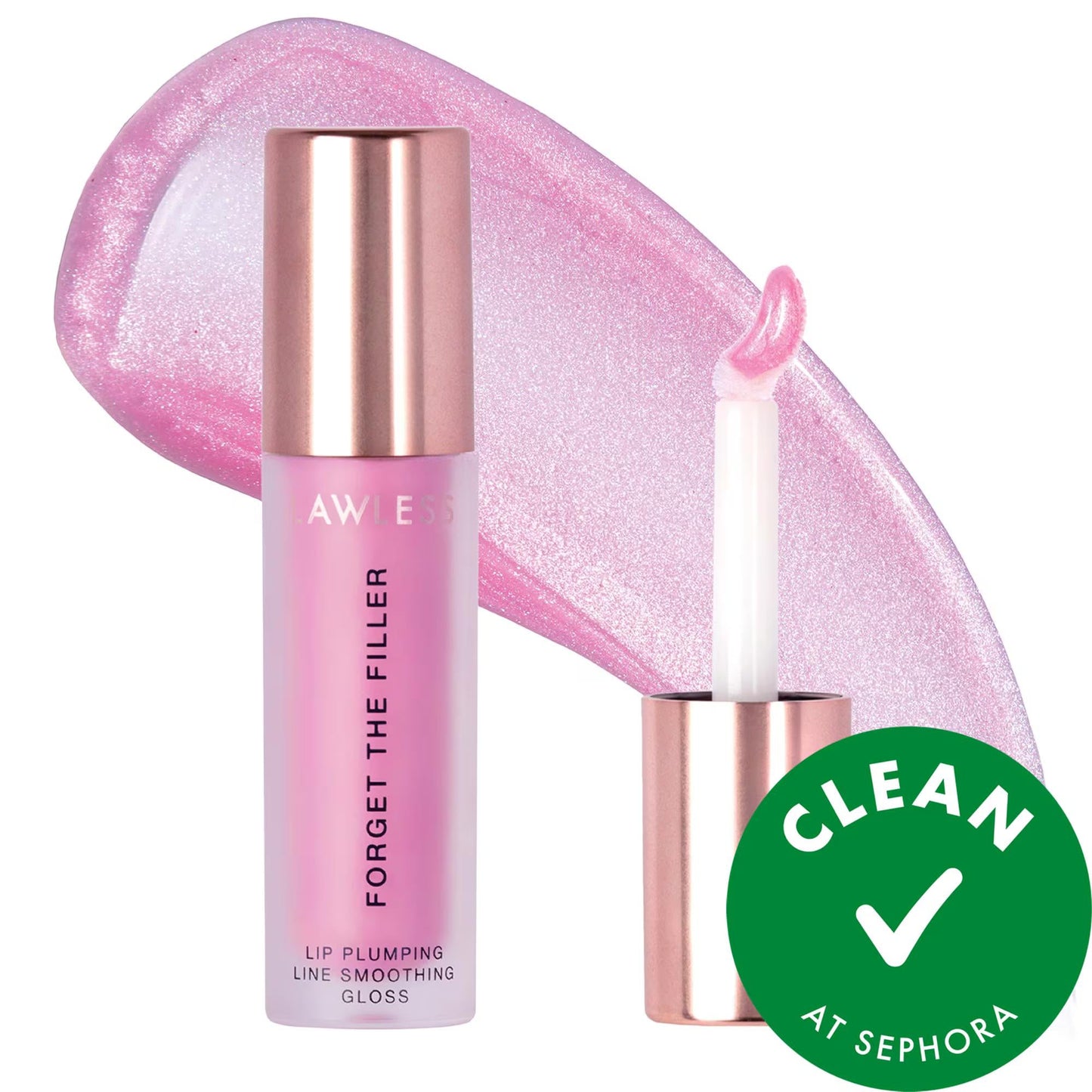 Forget The Filler Lip Plumper: Clinically Proven Hydrating Lip Gloss for Fuller, Smoother Lips (Vegan & Cruelty-Free)