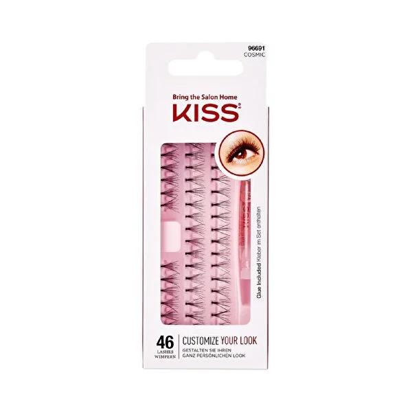 Kiss i-Envy Short False Eyelashes - 100% Human Hair for Natural Look, Easy Application, Lightweight Comfort - Achieve Stunning Eyes Instantly.