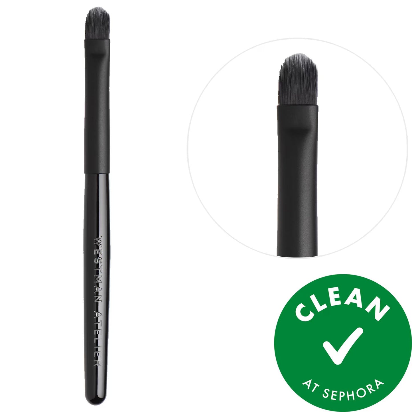 Clean Lip Brush - Professional, Cruelty-Free Makeup Brush for Precise, Seamless Lipstick Application - Handmade in Japan