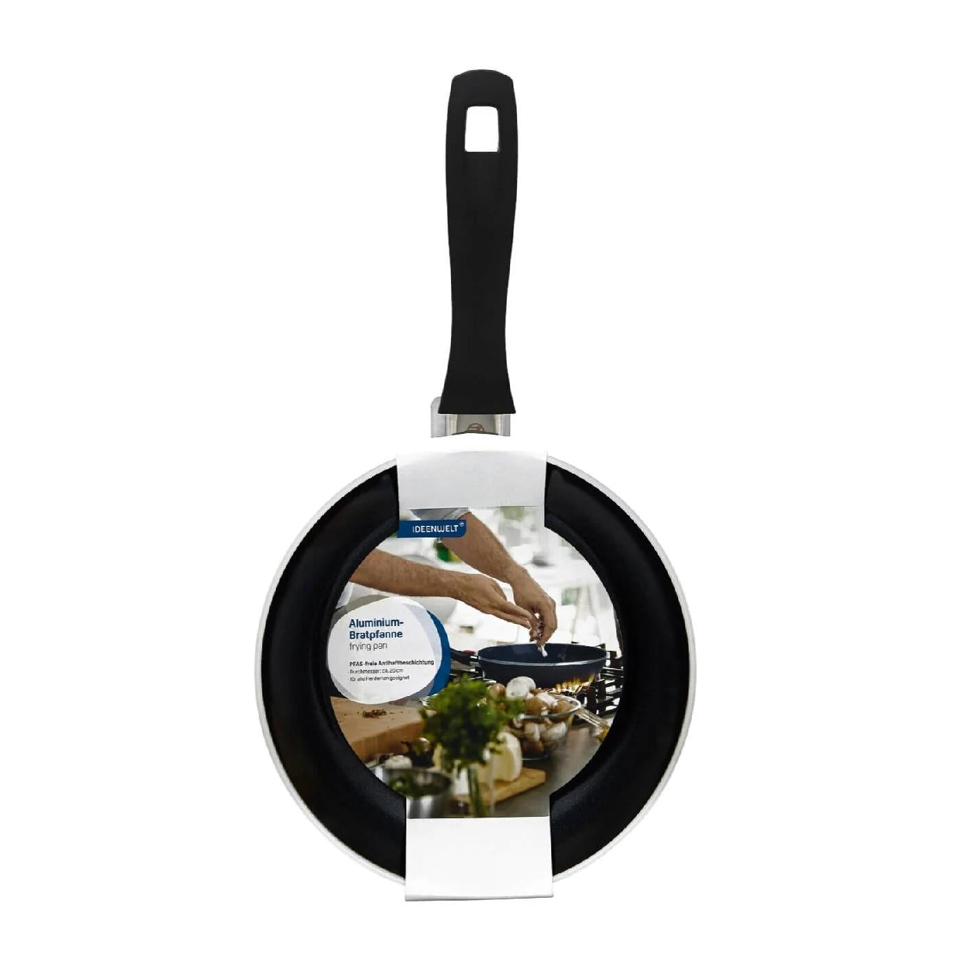 Ideenwelt Aluminum Frying Pan for Easy Cooking 20 cm