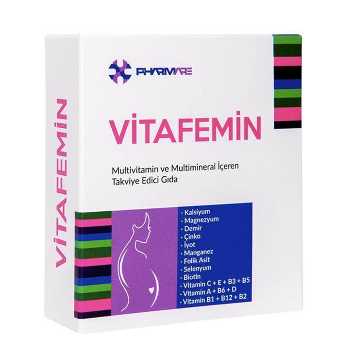 Vitafemin Women's Multivitamin Supplement - 30 Tablets for Overall Health and Wellbeing Support
